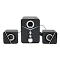 Miniatyrbillede 2 af 8: D‑221 Bluetooth-computerhøjttaler Deep Bass 2.1-kanals Mini Desktop-højttaler til bryllupsfest Sort