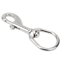 Miniatyrbilde 2 av 8: Roterende Snap Hook 316 Rustfritt Stål Enkelt Hode Utendørsaktiviteter Dykke Spenne 90 mm