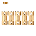 Miniatyrbillede 4 af 7: 5 stk Motoraksle Koblingsmuffe Koblingshylse Overføringskobling Adapter (3,0-6,0 mm)