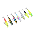Pikkukuva 7 / 8: 7 kpl Minnow-uistinsetti 3D-eläväisillä silmillä, korroosionkestävä, pintavesi-uistin