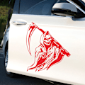 Miniatyrbillede 3 af 5: Grim Reaper Scythe Bilsticker Universal Klæbesticker Bilsticker Dekorativ Sticker