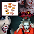 Miniatyrbillede 3 af 8: 10 stk Halloween grimme tænder sjov fest falske rådne tænder rekvisitter protes model bus Sjove tricks Sjove vittigheder falske tænder