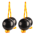Miniatyrbillede 4 af 8: 2 stk. Afrikanske rytmiske bolde Justerbar Sort Behagelig Afrikansk Shaker Rattle Ball til underholdning