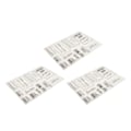 Miniatyrbilde 4 av 8: 3 stk. klare stempler DIY Interessant Holdbar Gjenbrukbar TPR Materiale Transparent Utseende Preging Scrapbooking Verktøy