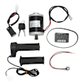 Miniatyrbilde 1 av 8: 24V 100W Elektrisk Motorsett Synkron Girkasse Motor med Kontroller Lader Lås for Elektriske Scootere Sykler Tricycles