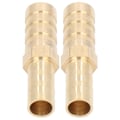 Miniatyrbild 7 av 8: 2 st hullingförsedda skarvar Mässingsslang Hullingreducerare Hexreducerande hullingförsedd anslutning 10 mm (3/8 tum) till 8 mm ( 5/16 tum)