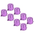 Miniatyrbilde 8 av 8: 2 sett funksjonsknapper i aluminiumlegering Reservedeler Passer for PS4 Lilla