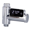 Miniatyrbillede 2 af 8: G1/2 Hane Termometer LED Display Bruser Termometer Vandtemperatur Monitor til Børn Voksne Hjem Badeværelse