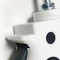 Pikkukuva 7 / 8: Pyörä 5 tuumaa Alhainen melu Heavy Duty TPR pyörän vaihdon tarvikkeet jarrulla vaunulle Universaali pyörä jarrulla 5 tuumaa TPR