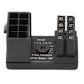 Miniatyrbilde 8 av 8: 180 graders vinklet adapter fastloddet 8-pins hunn til 8-pins hann-adapter med isolasjonsdeksel for stasjonære grafikkort (PH38A+ 1 STK)