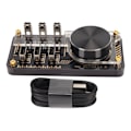 Miniatyrbilde 1 av 8: EDC Essential Hub Programmerbar med 3 Grensesnitt Volumknapp Enkel Kontroll Multimedia Lydkontroller for Bærbar PC