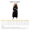 Miniatyrbild 6 av 6: Kvinnor Pyjamas Set Höst Vinter Hem Outfit Set 3 delar Loungewear Set Väst Byxor Cardigan Set Black XXL
