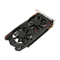 Miniatyrbild 2 av 8: Dual Fan Grafikkort 4GB DDR5 128bit Snabbkylning Lågt ljud Videospel Grafikkort Chip för stationär PC GTX1050Ti 4GB DDR5 128bit