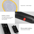 Miniatyrbild 6 av 8: Sladdlös batteriström Elektrisk flugmyggsmällare Bug Zapper Racket Insekter Killer Gul