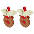 Miniatyrbillede 5 af 8: 2 stk. Julegodtepose Letvægts Holdbar Gavepose til Julefrokostdekoration Julehjort