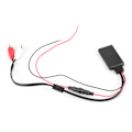 Miniatyrbillede 4 af 8: Universal Bluetooth AUX-modtagermodul 2 RCA AUXIN-adapter til bilstereo