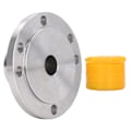 Miniatyrbilde 1 av 8: Stål Dreiebenk Frontplate Høy Mangan Stål Chuck Frontplate 100 mm for K11 100 K12 100 K72 100 14 mm