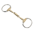 Miniatyrbilde 7 av 8: 135 mm Hest Ring Snaffle Bit Rustfritt Stål og Kobber Hengsler Hest Løse Ring Snaffle for Utendørsgaver