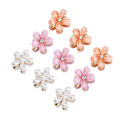 Miniatyrbillede 6 af 8: 18 stk Mini Blomster Hårklemmer Små Blomster Hårklemmer Alle Matchende Søde Hårklemmer til Piger Kvinder