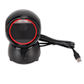 Miniatyrbillede 1 af 8: Desktop-stregkodescanner med Global Shutter, LED-indikator, lydsignaler, stort vindue - til QR-koder, bank, butik