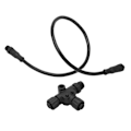 Miniatyrbilde 8 av 8: For NMEA 2000 Drop Backbone-kabel med T-kontakt 5-pins vanntett M12 0,5 m for Garmin Networks