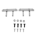 Miniatyrbilde 1 av 8: Metallpedaler i aluminiumlegering, utsøkte sideplatepedaler for D90 for D91 for D96 for D99 for D99S 1/12 RC klatrebil R790S sølv
