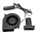 Miniatyrbillede 2 af 8: USB Blæser 3,8 tommer 3 Hastighedsindstillinger DC 5V Børsteløs 3800 RPM 22 CFM Computerkøleblæser til PC Elektronik 3D-printer