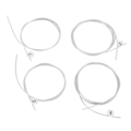 Miniatyrbild 8 av 8: 4st Ukulele String Nylon Transparent Varm Timbre Professionell Instrument String Set