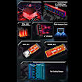 Miniatyrbild 3 av 8: LGA 1155 Moderkort NVME WiFi M.2 VGA HD Output 10 USB 2.0 DDR3 Mini ITX Moderkort för dator PC Byte