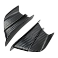 Miniatyrbillede 5 af 8: 1 par motorcykel vindvinger kulfiber stil aerodynamiske vinger til NINJA400 NINJA250 Z900 Z1000