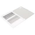 Miniatyrbild 8 av 8: 240 st Faux Lash Extensions Set 12 rader Varierade längder Platta rötter Avsmalnande ändar Blandade individuella lösögonfransar