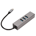 Pikkukuva 8 / 8: USB C Hub USB C - RJ45 -sovitin 5 Gbps Plug and Play USB-telakointiasema Windowsille OS X:lle Linuxille Hopeaharmaa