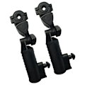 Miniatyrbillede 8 af 8: Paraplyholder Justerbart klemmestativ Universal Sort Vogn Paraplyholder til vogn Barnevogn Kørestol