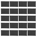 Miniatyrbillede 4 af 8: 20 stk. Bueskydningspilholder EVA Sort Rektangulær 12 Pile Separator Opbevaringsholder Jagtudstyr