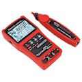 Miniatyrbilde 7 av 8: Multifunksjonell kabelsporer CAT5 CAT6 nettverkskabeltester Line Finder Digital kretsanalysator med batteri