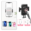 Miniatyrbilde 4 av 8: 2-i-1 Bilkoppholder Utvidbar Adapter Telefonholder Multifunksjonell Koppholder Utvider Roterende Justerbar Autokoppholder