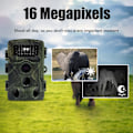 Miniatyrbild 5 av 8: PR3000 16MP 1080P Trail Camera Vattentät infraröd kamera för utomhusövervakning av vilda djur Hemsäkerhet