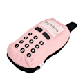 Miniatyrbilde 2 av 8: Plysj mobiltelefon Kjæledyr Hunder Katter Henting Binding Lyd Interaktiv tyggeleke (rosa)