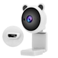 Miniatyrbilde 5 av 8: 1080P HD USB Datamaskinkamera Videoopptak Digitalt Webkamera Innebygd Mikrofon for Direktesending (Hvit)