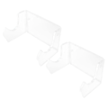 Miniatyrbillede 3 af 8: 2 stk. lange skateboards opbevaringsstativ Longboard vægmonteret holder til soveværelse stue Transparent