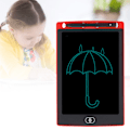 Pikkukuva 5 / 8: 8,5 tuuman LCD-piirtopöytä Smart Graffiti -piirtopöytä lapsille Monokrominen Kynänväri Punainen