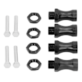 Miniatyrbillede 7 af 8: RC 12 mm til 17 mm metal hjulforlængelse hex-konverteringsadapter Bredere 30 mm til 1/10 off road RC bil sort