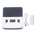 Miniatyrbillede 1 af 8: Termisk printer Bluetooth Bærbar Mini Kvittering Billet Bill POS Udskrivningsmaskine Hvid 80mm til WindowsXP