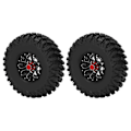 Pikkukuva 6 / 8: 2 kpl / setti 1,9 tuuman RC-auton vanteet ja renkaat AXIAL SCX10 1/10 Crawler -auton päivitysosiin, musta