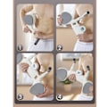 Miniatyrbillede 7 af 8: Plank Trainer Multifunktionel Justerbar Timing Intelligent Tælling Push Up Board med Opbevaringspose til Fitness Hvid
