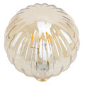 Miniatyrbillede 6 af 8: G95 Retro Glødepære E27 4W 220V Vandmelonformet LED-Glødepære Pære Dekorativ Belysning Varmt Lys (Guld)