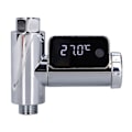 Miniatyrbillede 3 af 8: G1/2 Hane Termometer LED Display Bruser Termometer Vandtemperatur Monitor til Børn Voksne Hjem Badeværelse