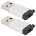 Pikkukuva 4 / 8: Adapteri USB3.0 - TypeC USB C - USB OTG Plug Play -muunnospää tiedonsiirtoon (Hopea)