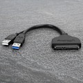Miniatyrbilde 6 av 8: USB3.0 til SATA-kabel Datamaskin tilkoblet harddisk konvertering Dataoverføring C0108Svart