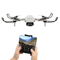Miniatyrbillede 8 af 8: XT9 4K Quadcopter Foldbar Optisk Flow Orientering Quadcopter RC Drone Anti-Interference 2.4GHz 4 Kanaler Lysegrå